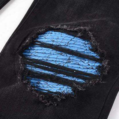 ☆関税/送料込み☆【stwear】UKドリル ダメージデニム