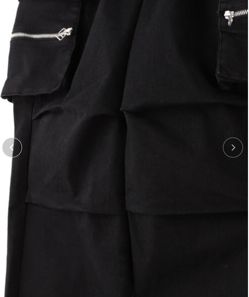 DankeSchon/ダンケシェーン/STRETCH TWILL ZIP POCKET PANTS