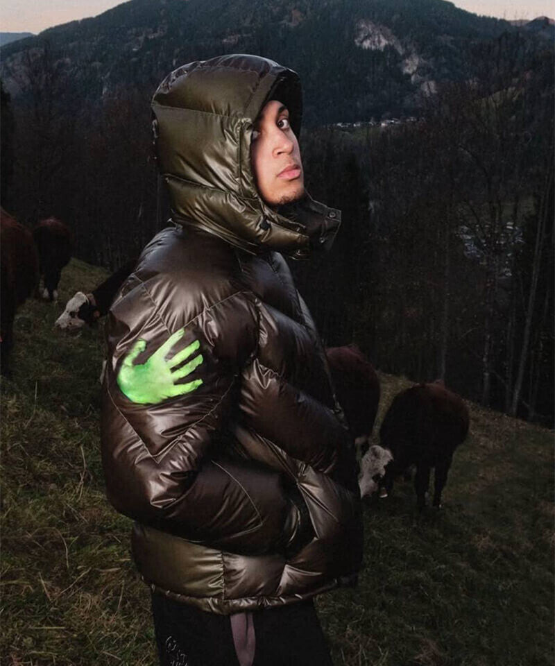 URKOOL ストリート　 パファー ジャケット温度で色が変わる