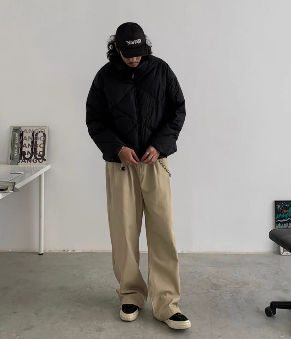 INKNOTS*日本未入荷 Basic ウォッシュド　ワイドレッグ チノパン