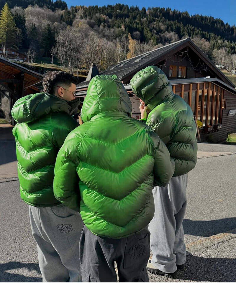 URKOOL ストリート　 パファー ジャケット温度で色が変わる