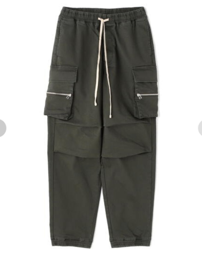 DankeSchon/ダンケシェーン/STRETCH TWILL ZIP POCKET PANTS