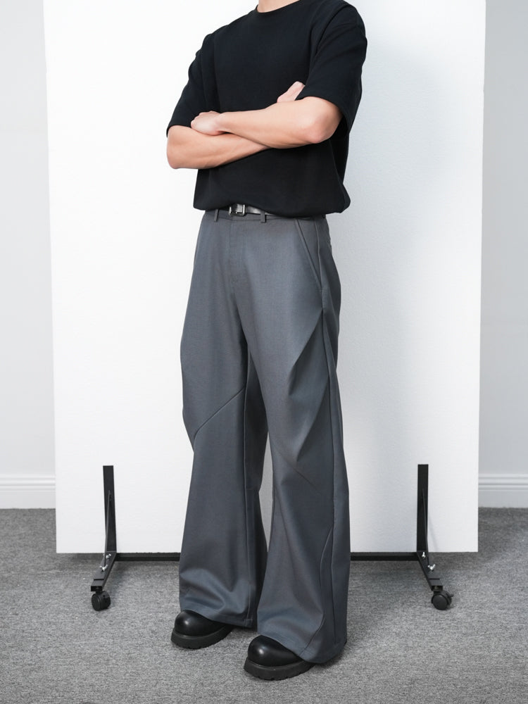 【関送込み】Simple Loose-Fit Trousers*ユニセックス/N240093