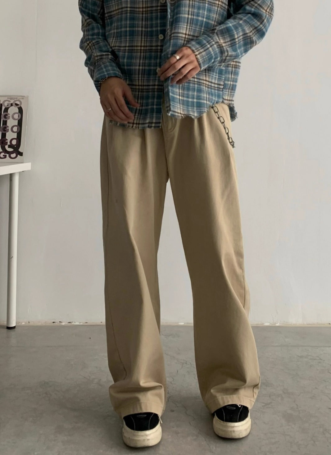 INKNOTS*日本未入荷 Basic ウォッシュド　ワイドレッグ チノパン