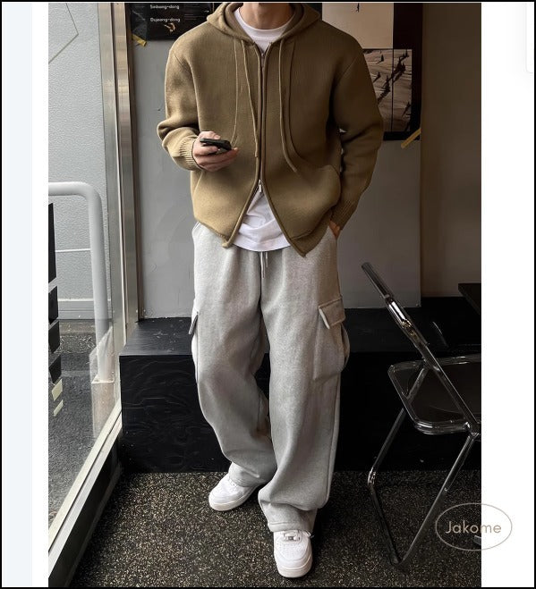 カーゴ スエットパンツ お出かけ用 韓国