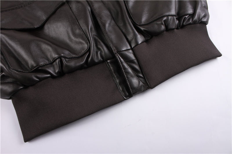 レザーフライトジャケット