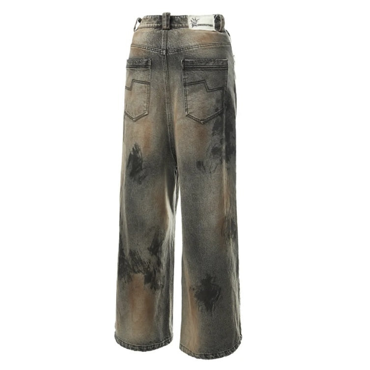 国内未入荷 EMOBROTHER - A-line Washed Baggy Jeans