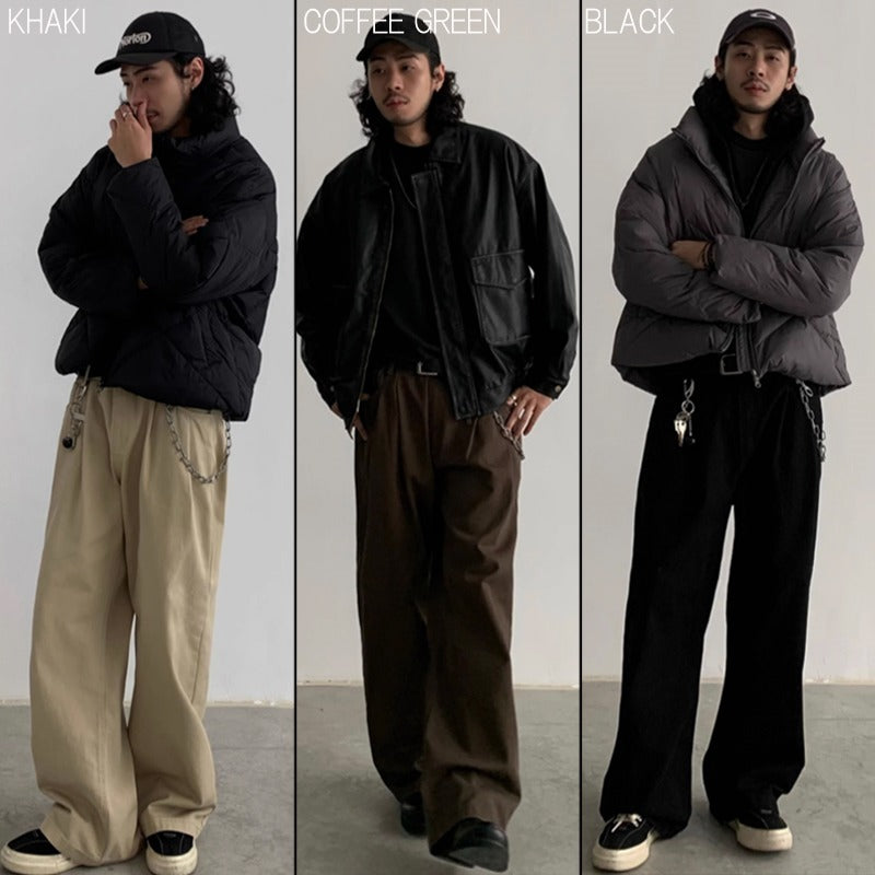 INKNOTS*日本未入荷 Basic ウォッシュド　ワイドレッグ チノパン