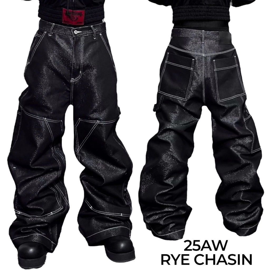 国内で当店のみ RYE CHASIN - 25AW デニム バギージーンズ y2k