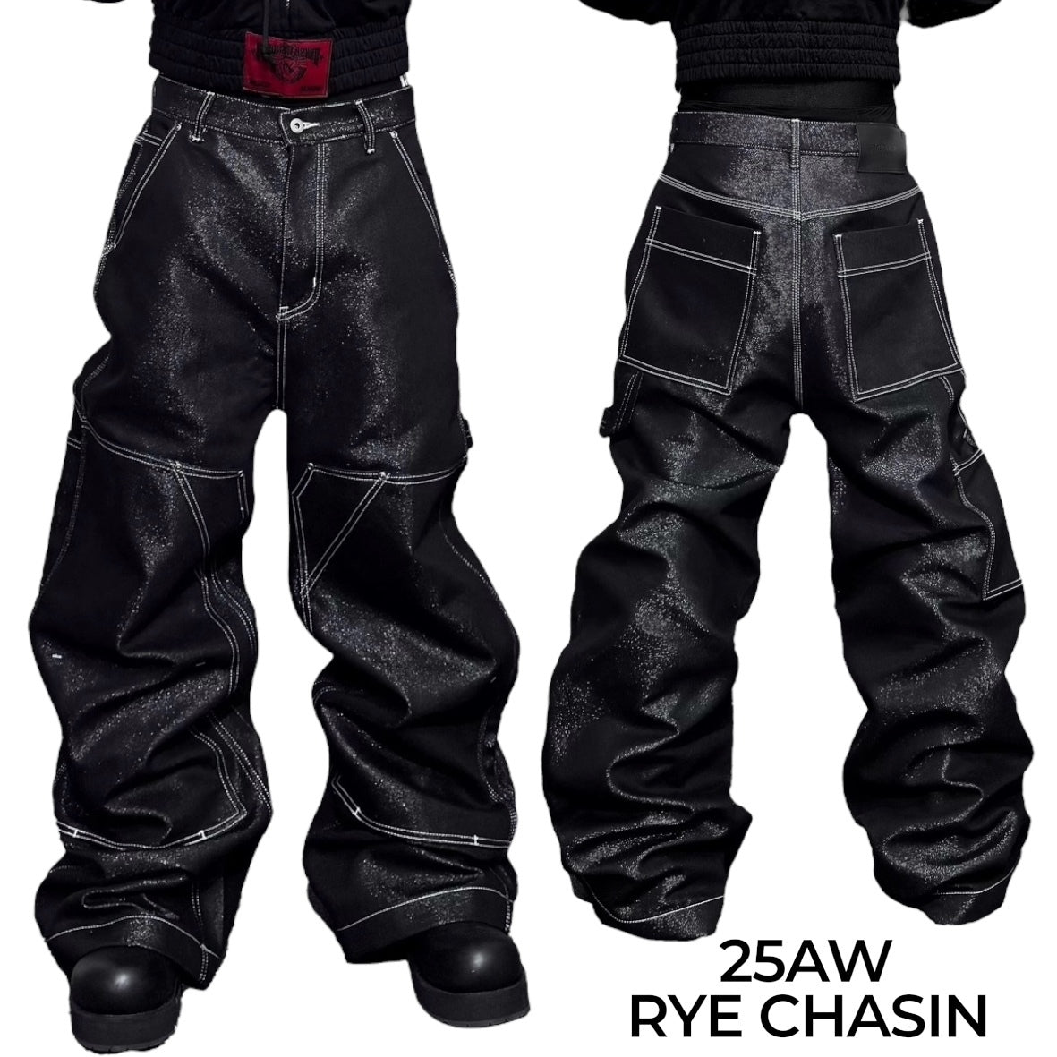 国内で当店のみ RYE CHASIN - 25AW デニム バギージーンズ y2k