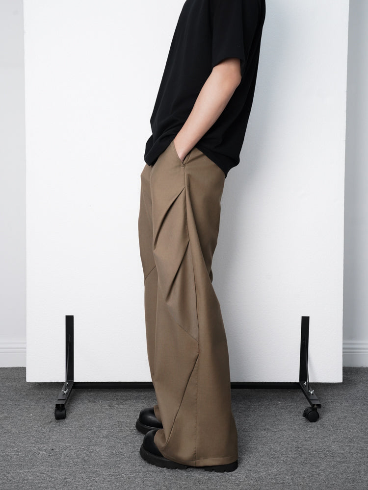 【関送込み】Simple Loose-Fit Trousers*ユニセックス/N240093