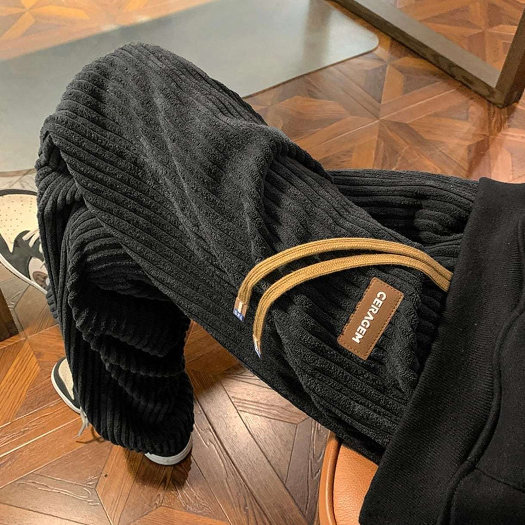 ボリュームパンツ コーデュロイ パンツ 2色 ゆったり 韓国 n2708