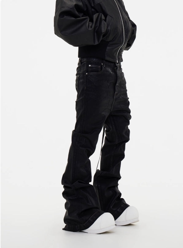 【送料関税込】ASTT WAXED DARK FLARE DENIM