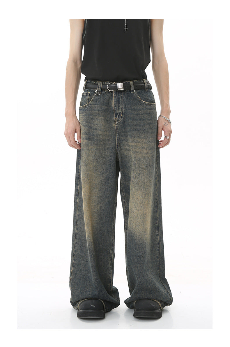 【関送込み】vintage washed jeans 5色*ユニセックス/N240090