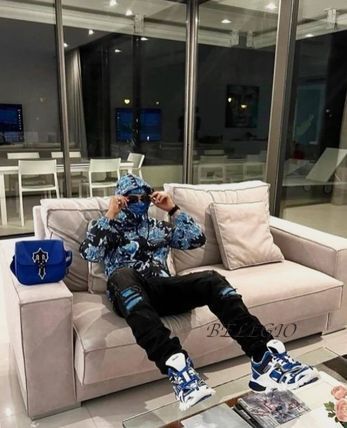 ☆関税/送料込み☆【stwear】UKドリル ダメージデニム