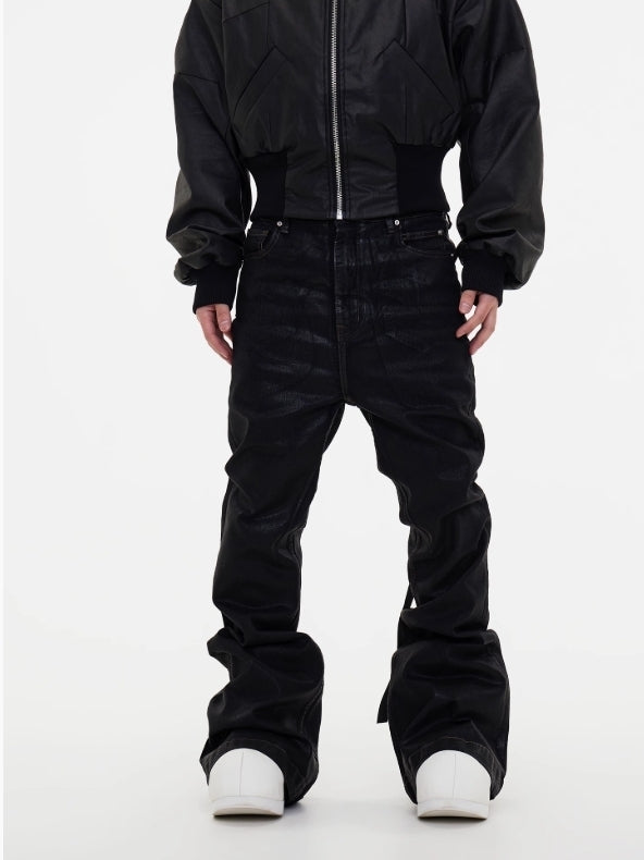 【送料関税込】ASTT WAXED DARK FLARE DENIM