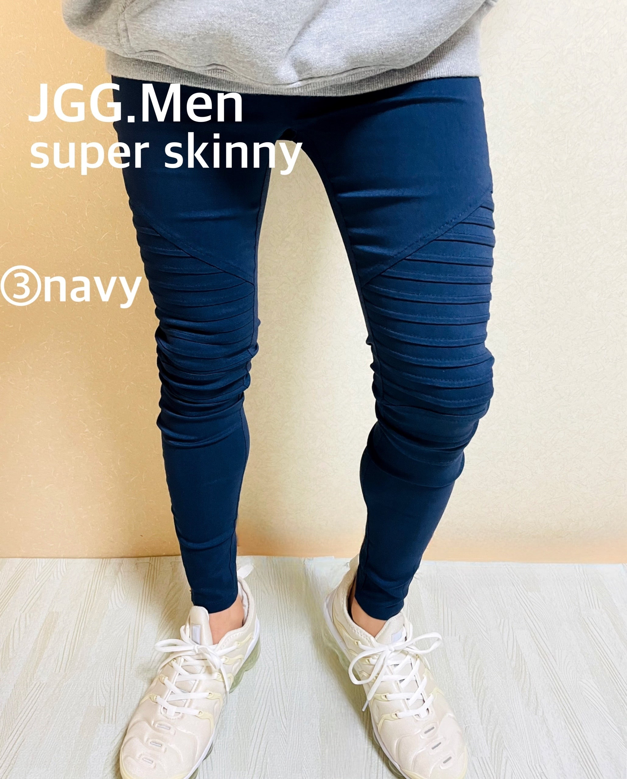 JGG.Men ジェギングメン　スキニーパンツ　バイカー　スキニー