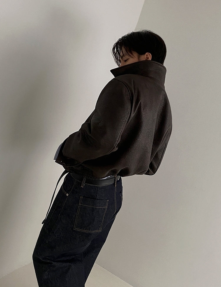 ショート レザー ジャケット 2色 ライダースジャケット cr5519