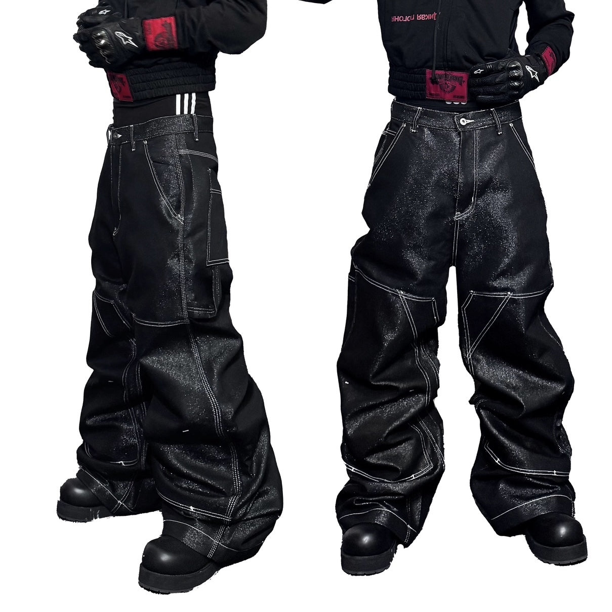 国内で当店のみ RYE CHASIN - 25AW デニム バギージーンズ y2k