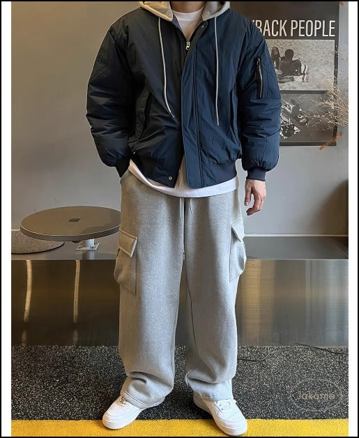 カーゴ スエットパンツ お出かけ用 韓国