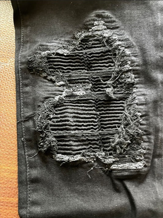 URKOOL　ストリート ダメージ ジーン スキニー