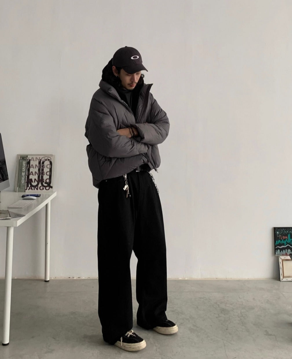 INKNOTS*日本未入荷 Basic ウォッシュド　ワイドレッグ チノパン