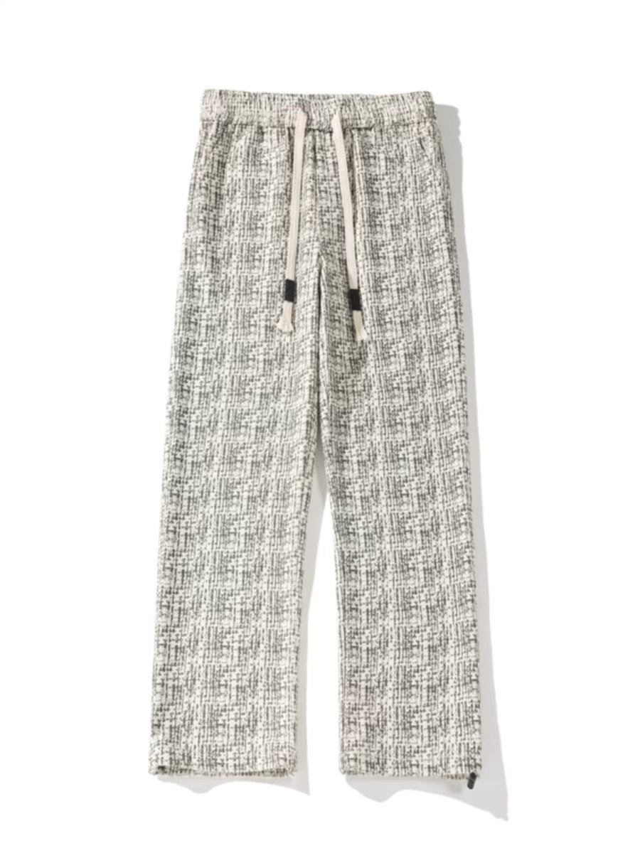 メンズベロアロングパンツストレート春秋おしゃれ