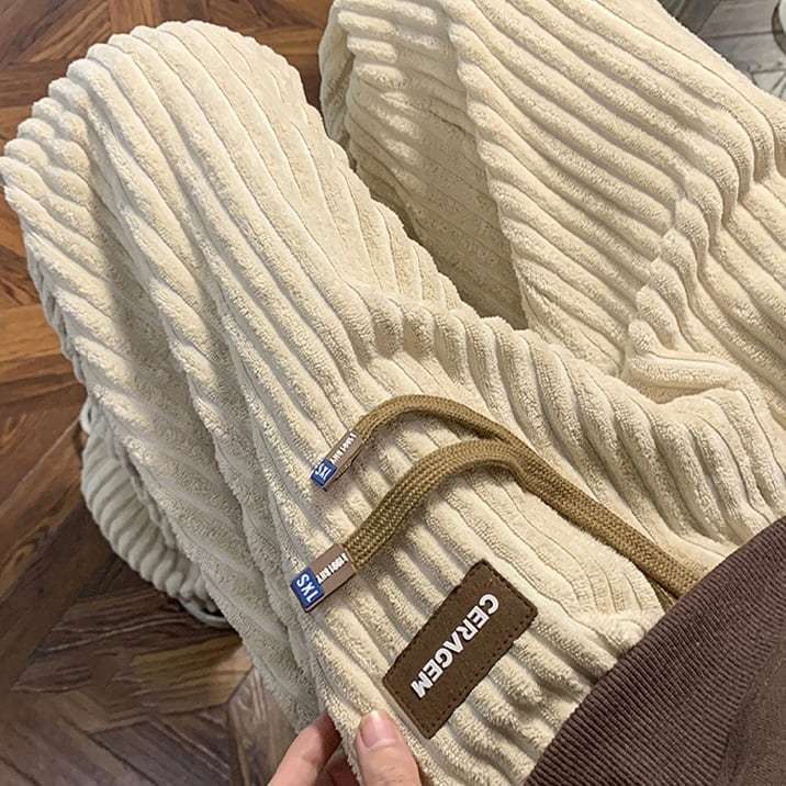 ボリュームパンツ コーデュロイ パンツ 2色 ゆったり 韓国 n2708