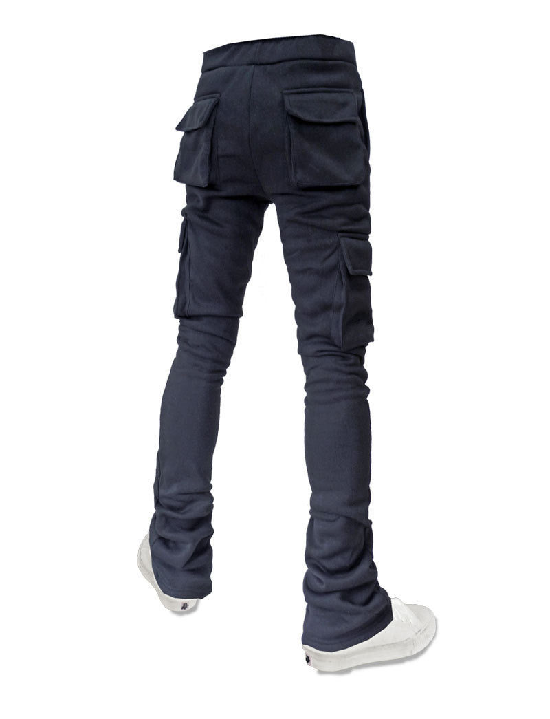 シューカットトラックパンツ ブーツカット カーゴパンツ