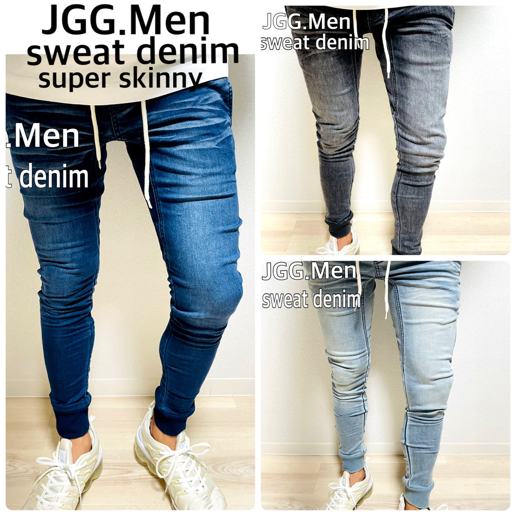 JGG.Men ジェギングメン　スウェットデニム　スキニーパンツ