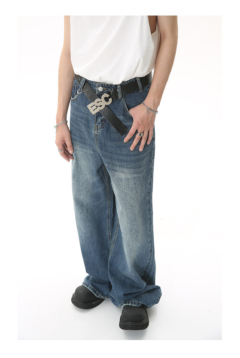 【関送込み】vintage washed jeans 5色*ユニセックス/N240090