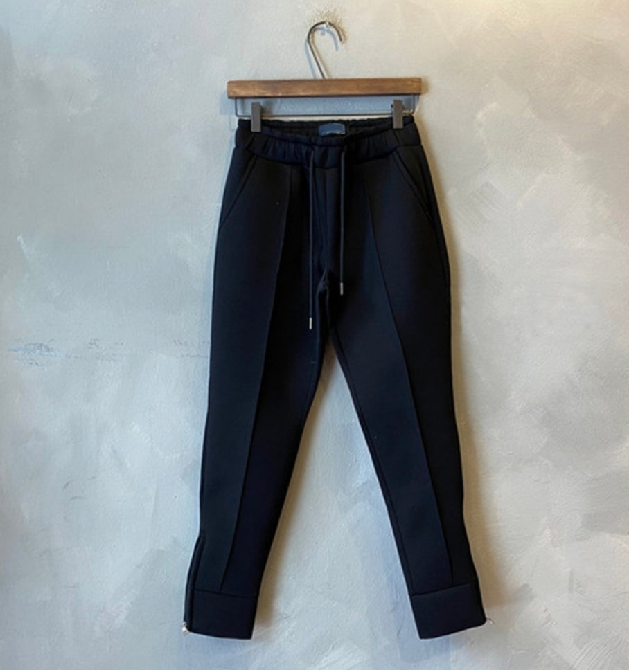 スリム テーパード スウェットパンツ 2色 韓国 パンツ nra047