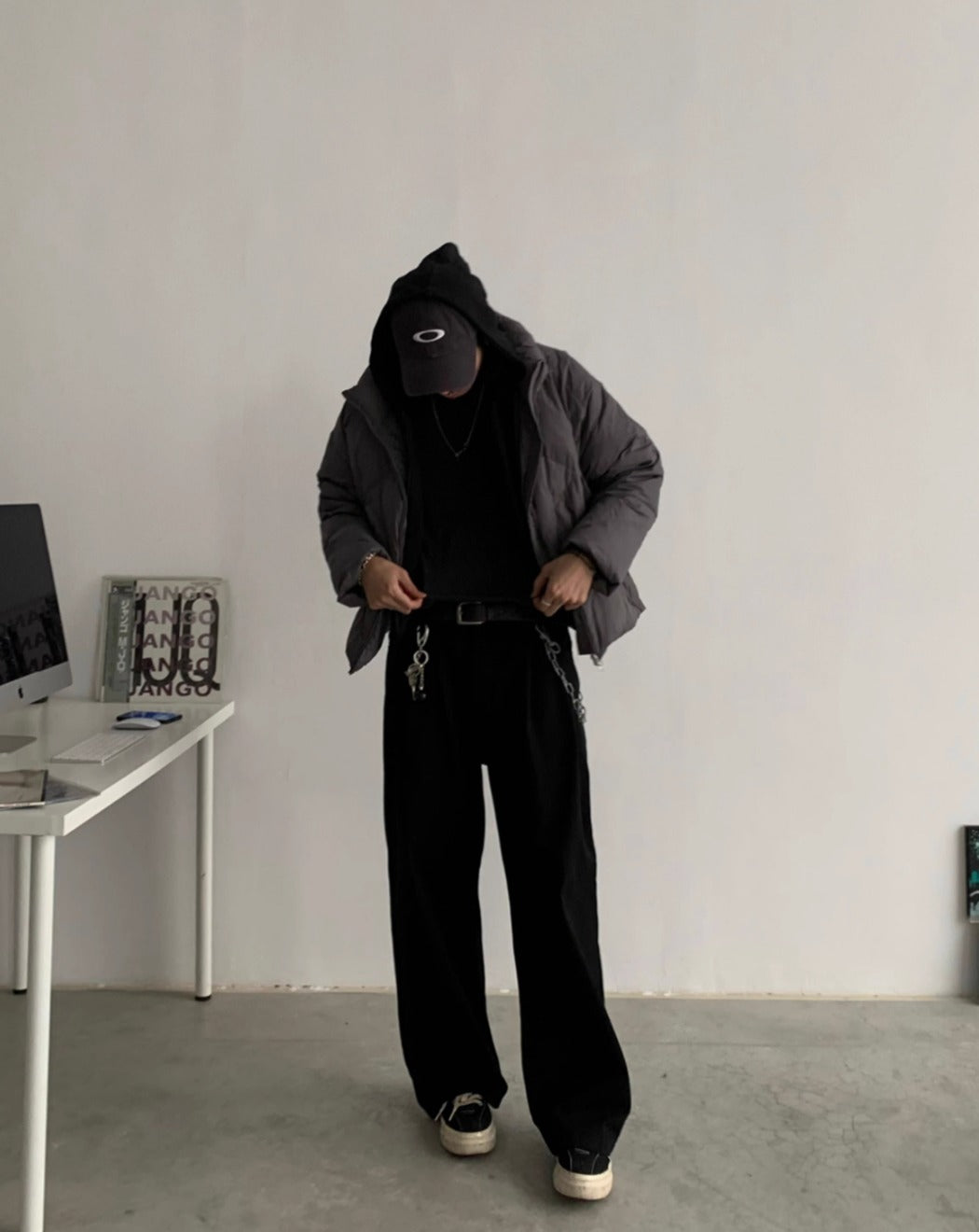 INKNOTS*日本未入荷 Basic ウォッシュド　ワイドレッグ チノパン