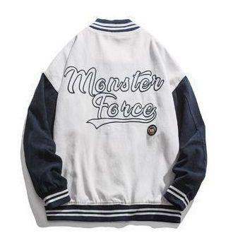 長袖 3色 スタジャン ユニフォーム ヴィンテージ アウター ロゴ