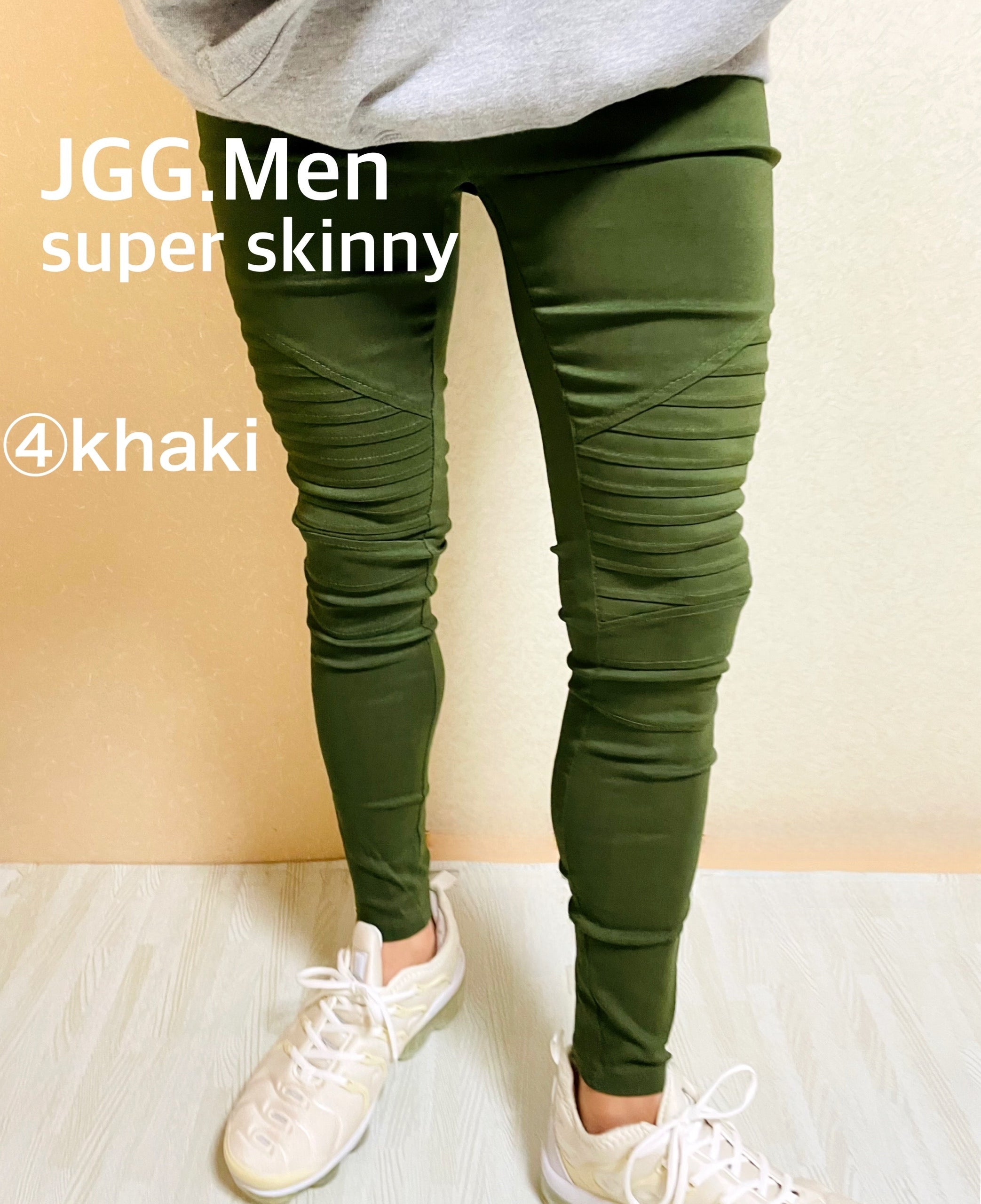 JGG.Men ジェギングメン　スキニーパンツ　バイカー　スキニー