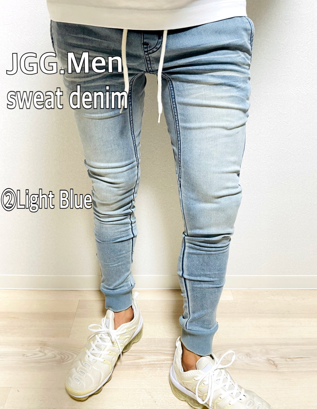 JGG.Men ジェギングメン　スウェットデニム　スキニーパンツ