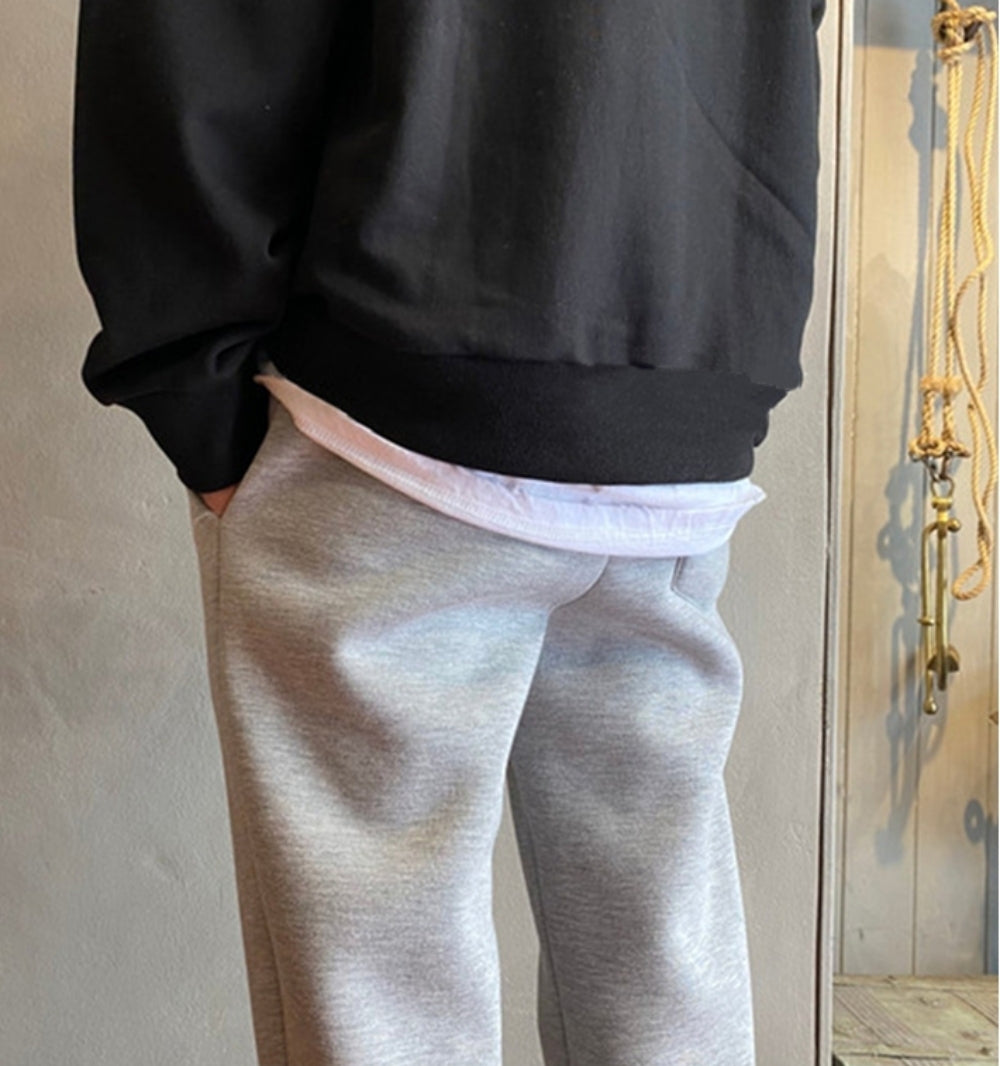 スリム テーパード スウェットパンツ 2色 韓国 パンツ nra047