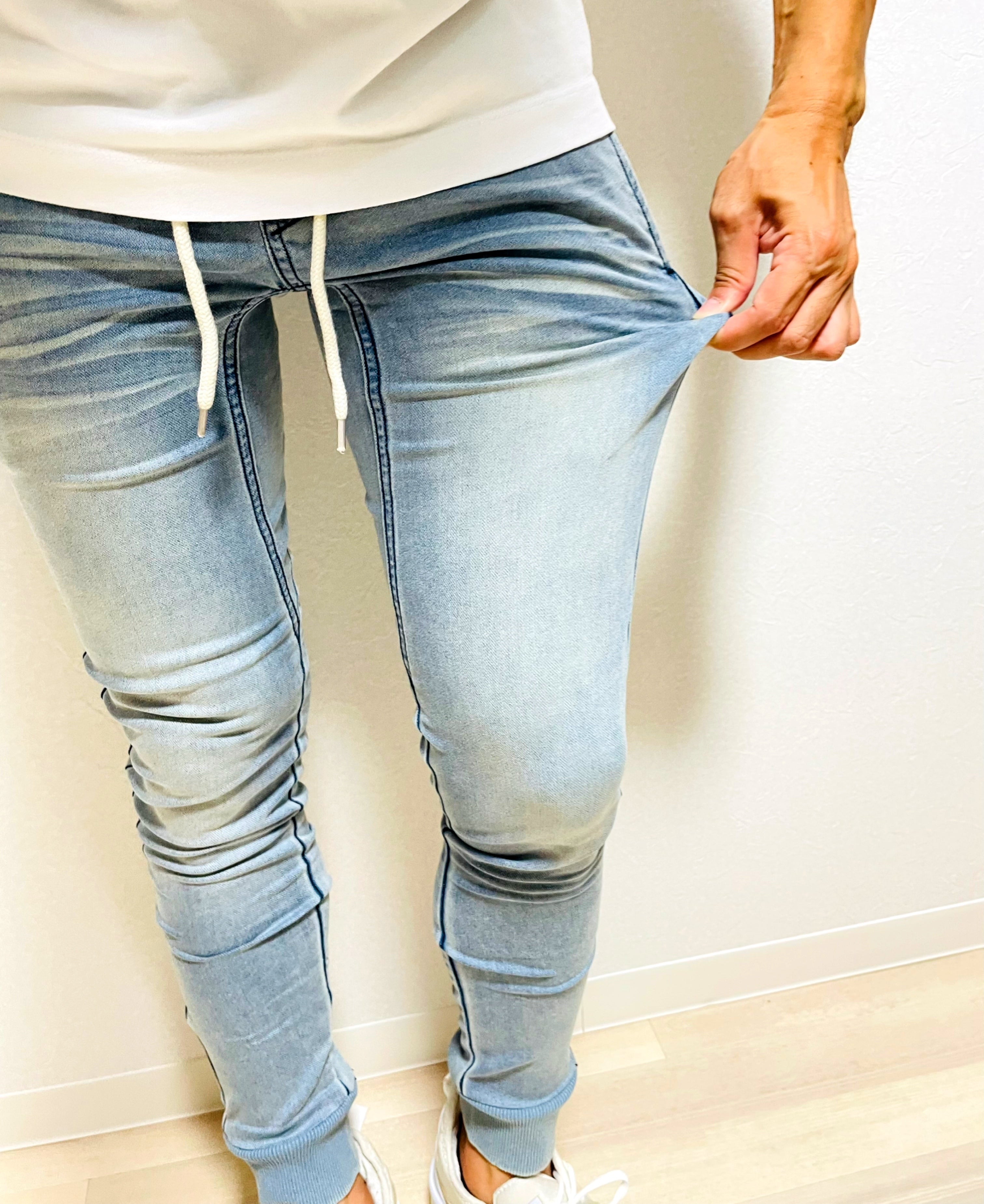 JGG.Men ジェギングメン　スウェットデニム　スキニーパンツ