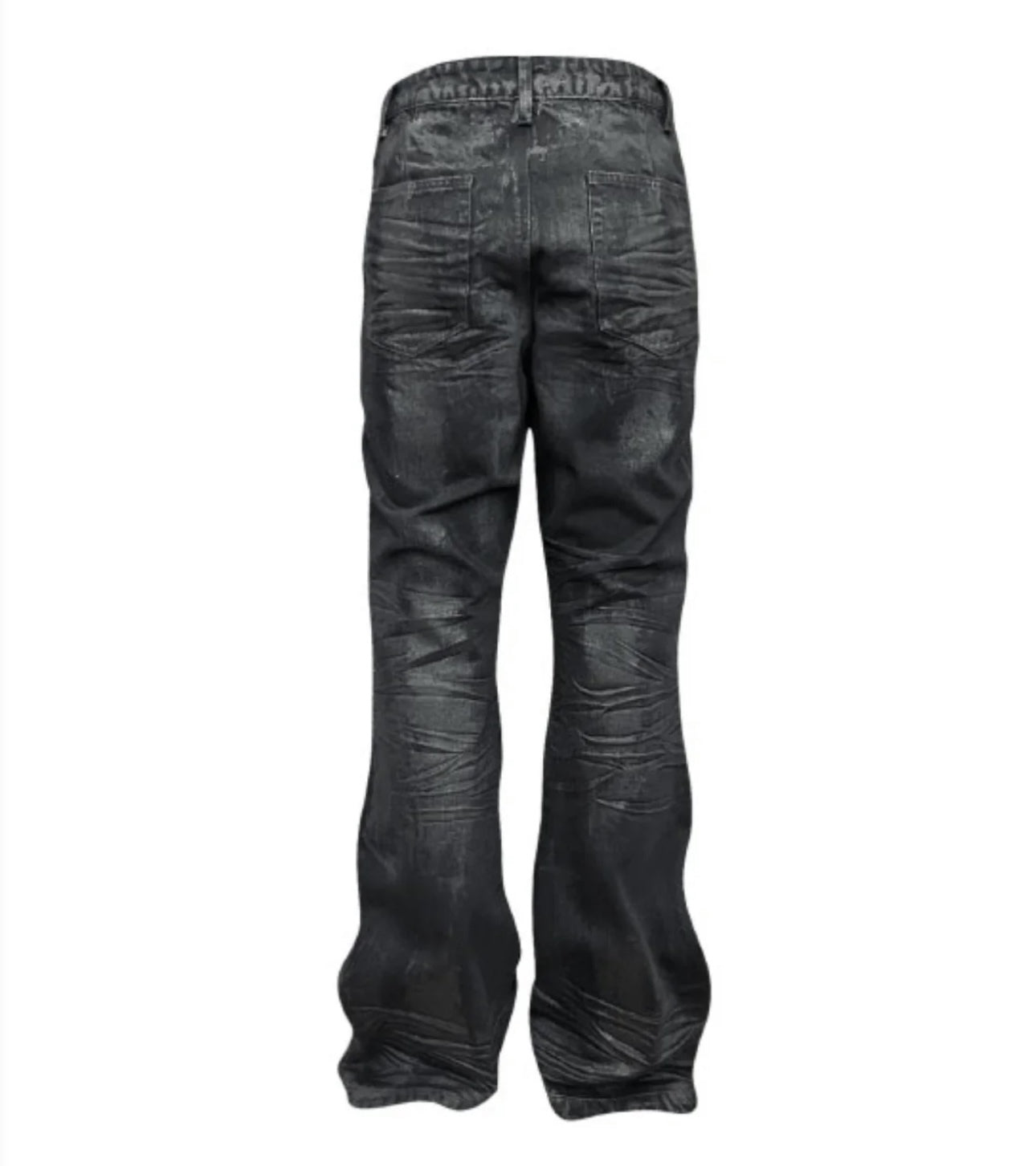 国内で当店のみ GOJOYJINNI - Gothic Metal-Waxed Flare Jeans
