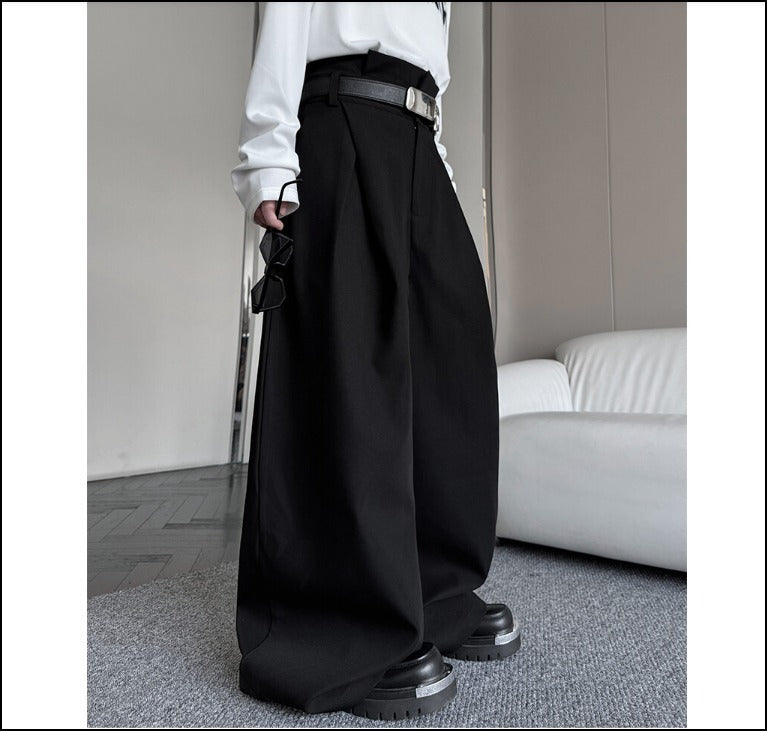 美脚 ワイドパンツ ハイウエスト シルエット映え カジュアル