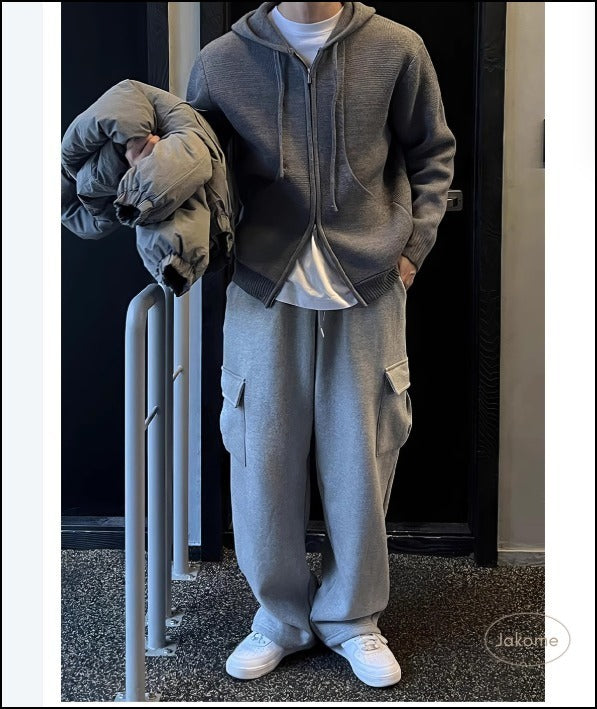 カーゴ スエットパンツ お出かけ用 韓国