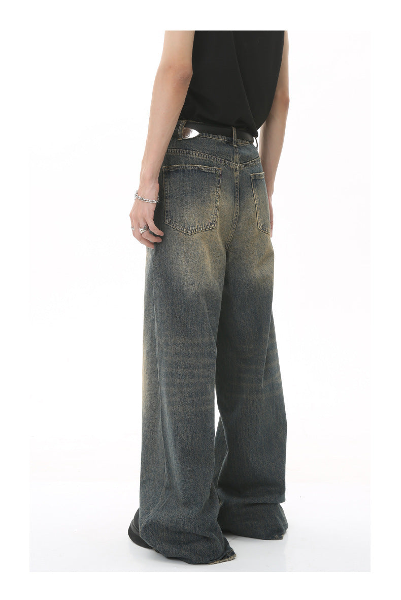 【関送込み】vintage washed jeans 5色*ユニセックス/N240090