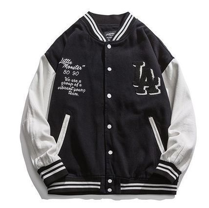 長袖 3色 スタジャン ユニフォーム ヴィンテージ アウター ロゴ