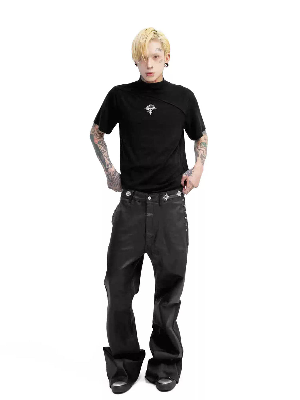 日本未上陸ブランド*DETW*ワックスコーティング デニムパンツ