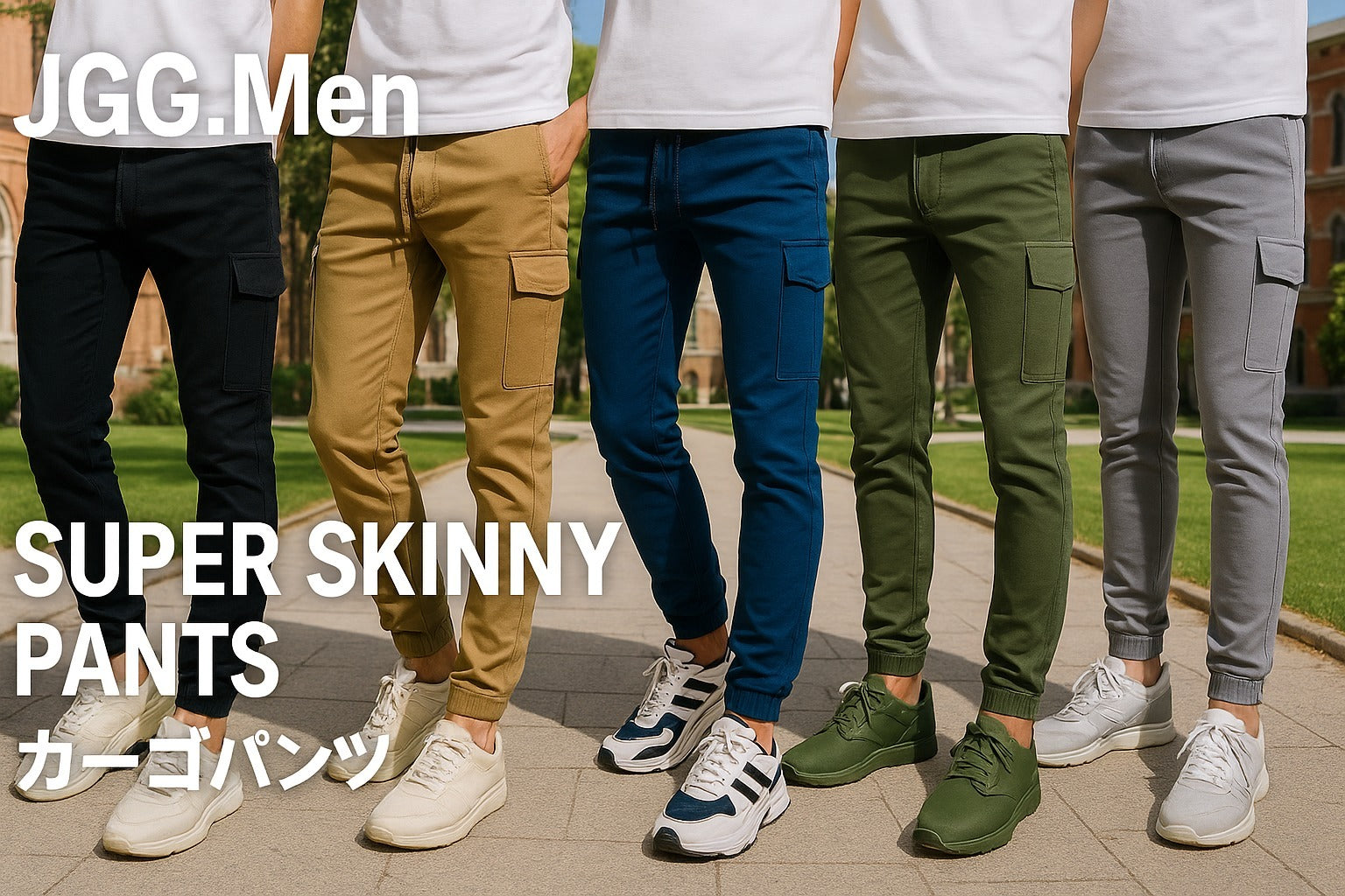 JEGGINGMEN ジェギングメン　カーゴパンツ　スキニーパンツ