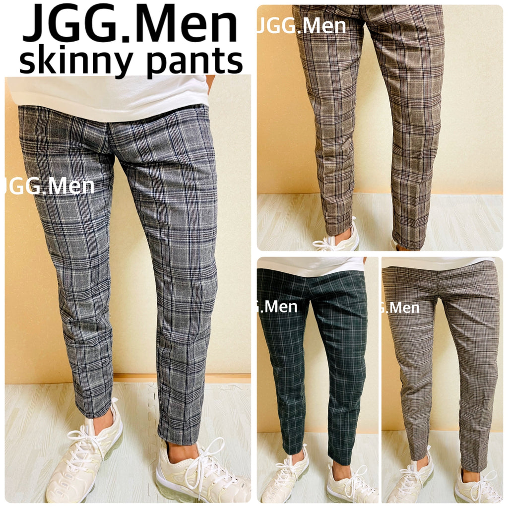 JGG.Men ジェイジージーメン　スキニーパンツ　スーツ　チェック