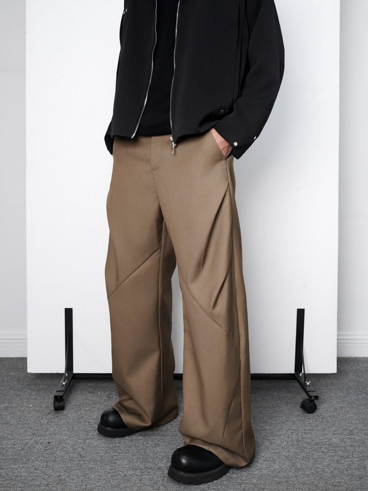 【関送込み】Simple Loose-Fit Trousers*ユニセックス/N240093