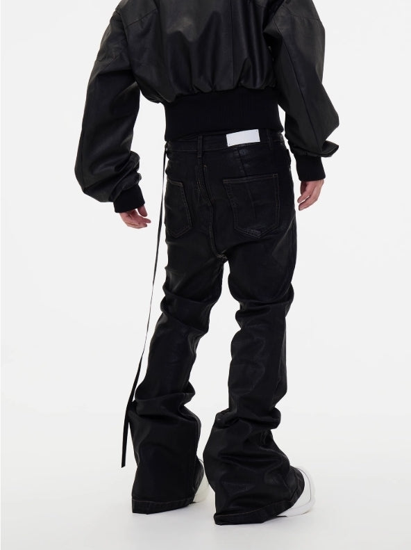 【送料関税込】ASTT WAXED DARK FLARE DENIM