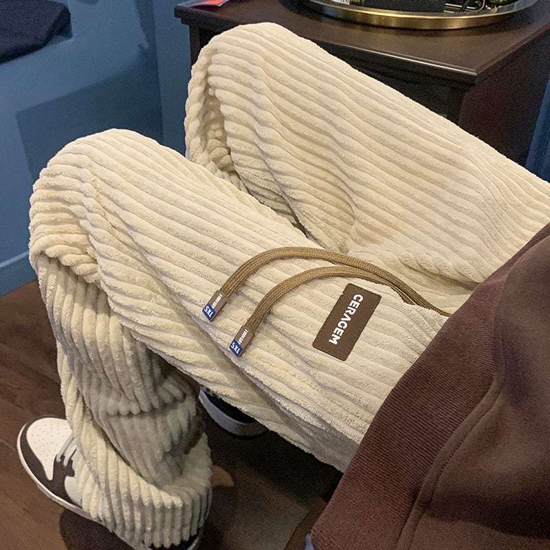 ボリュームパンツ コーデュロイ パンツ 2色 ゆったり 韓国 n2708