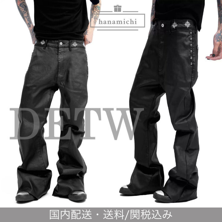 日本未上陸ブランド*DETW*ワックスコーティング デニムパンツ